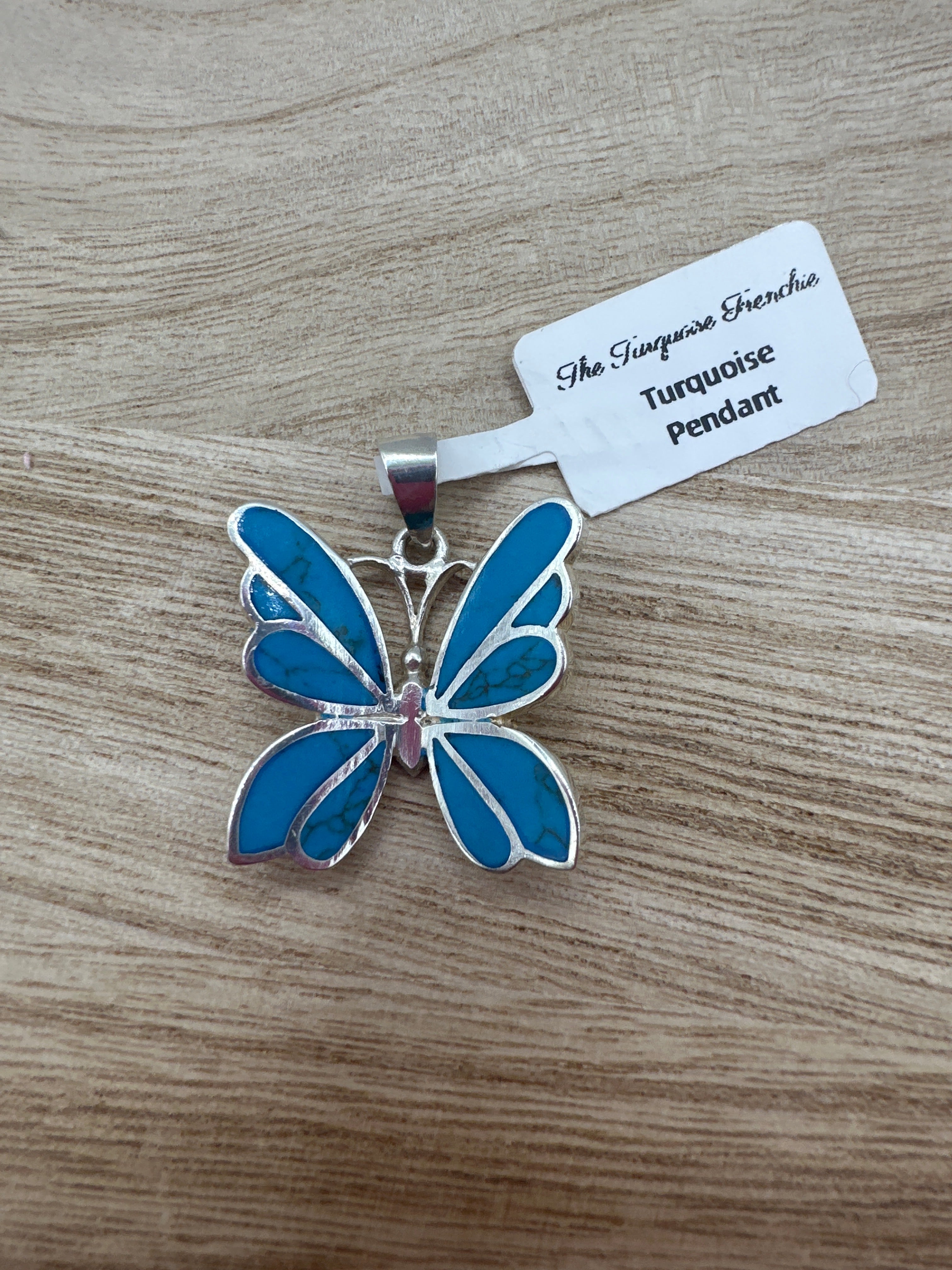 Turquoise Butterfly Pendant