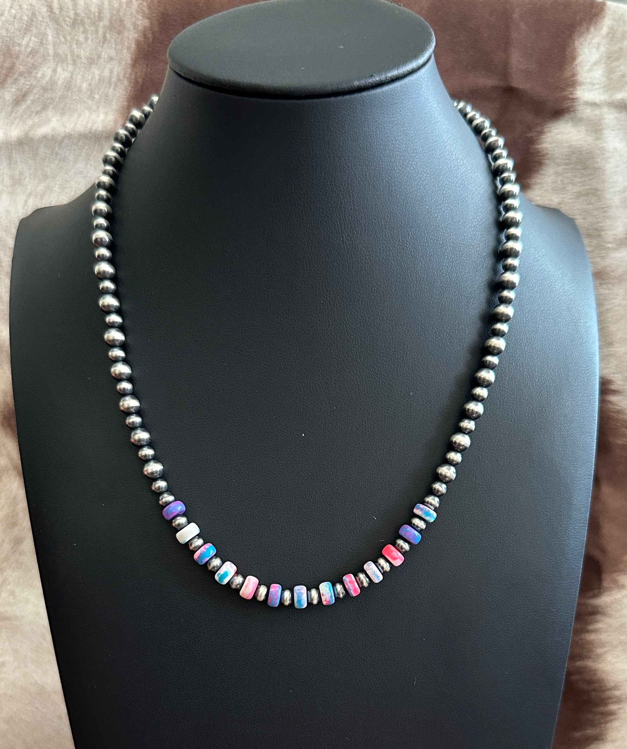 Cotton Candy Dahlia Necklace
