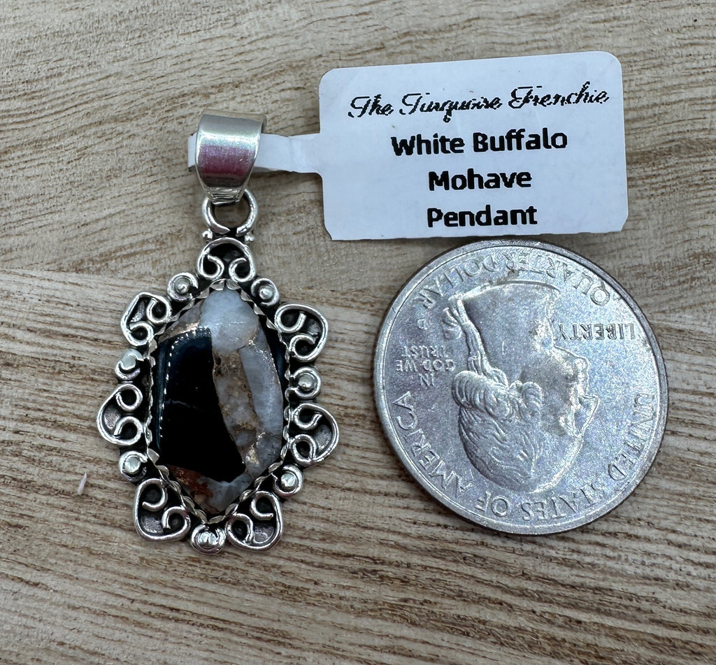 White Buffalo Mohave Pendant