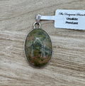 Unakite Oval Pendant