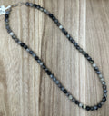 6mm Picasso Marble Necklace 20in