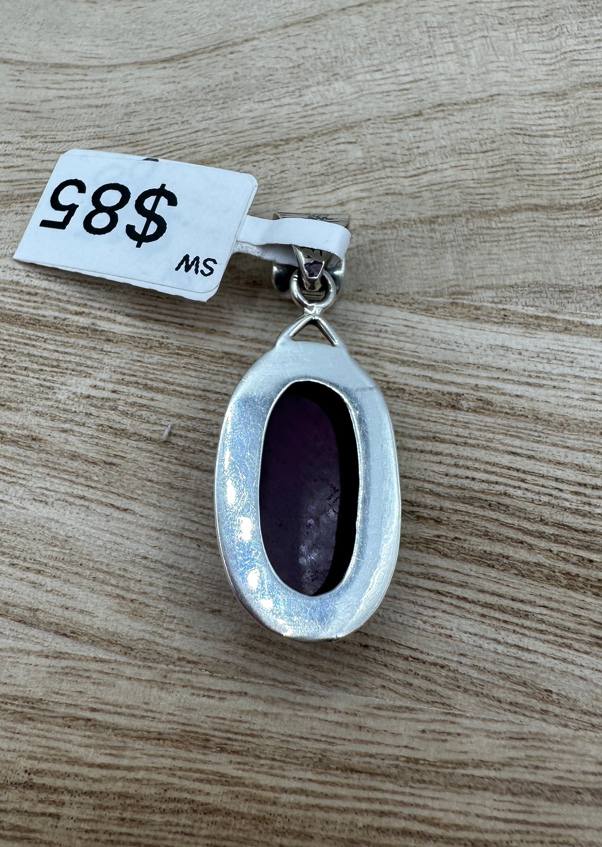 Ruby Oval Pendant