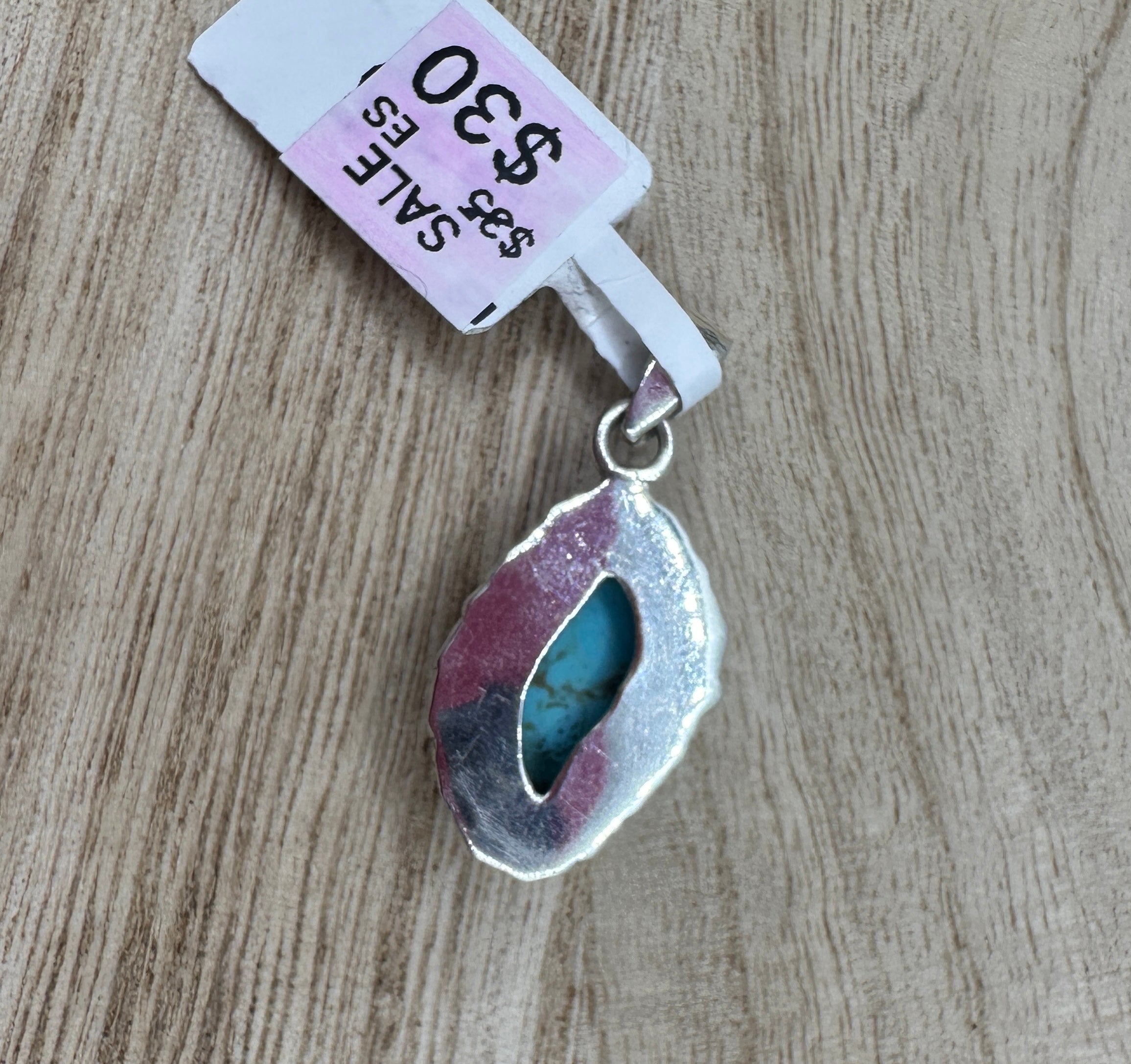 Small Kingman Turquoise Pendant