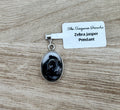 Zebra Jasper Oval Pendant