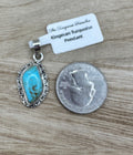 Small Kingman Turquoise Pendant