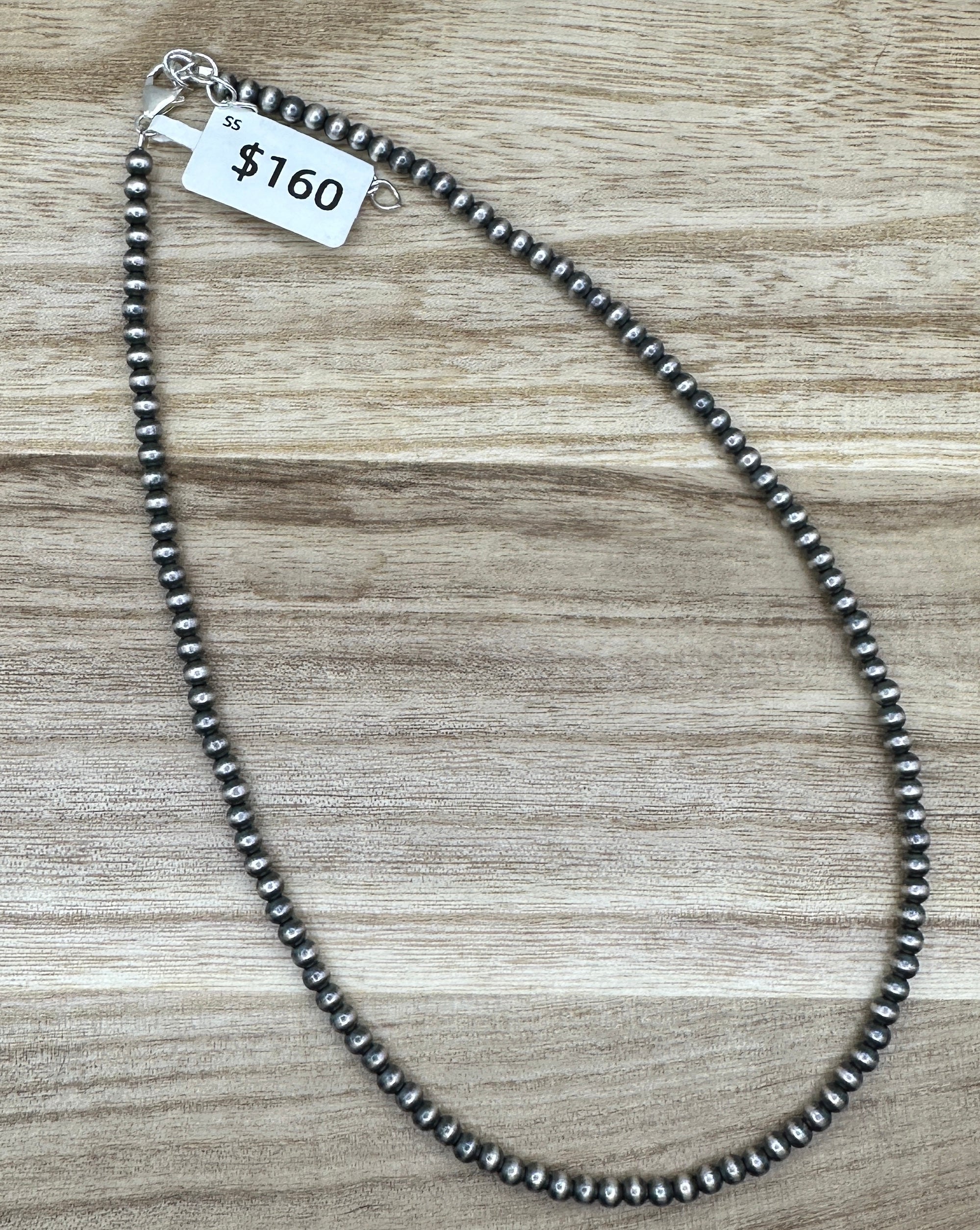 3mm Desert Pearls Necklace 18-22in