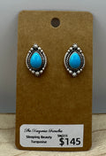 Sleeping Beauty Turquoise Studs