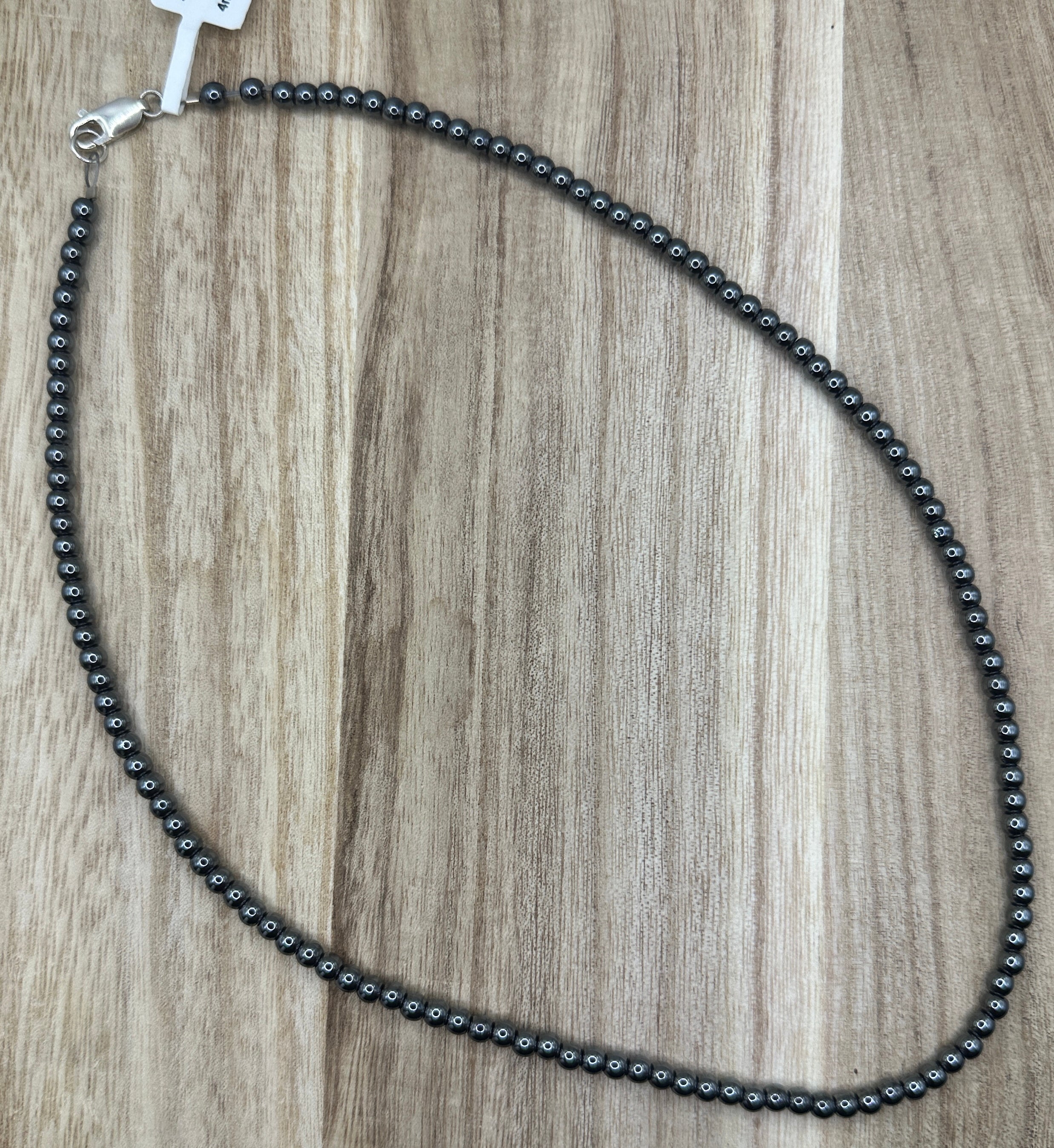 Hermatite 4mm Necklace 20in