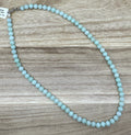 6mm Amazonite Necklace 20in