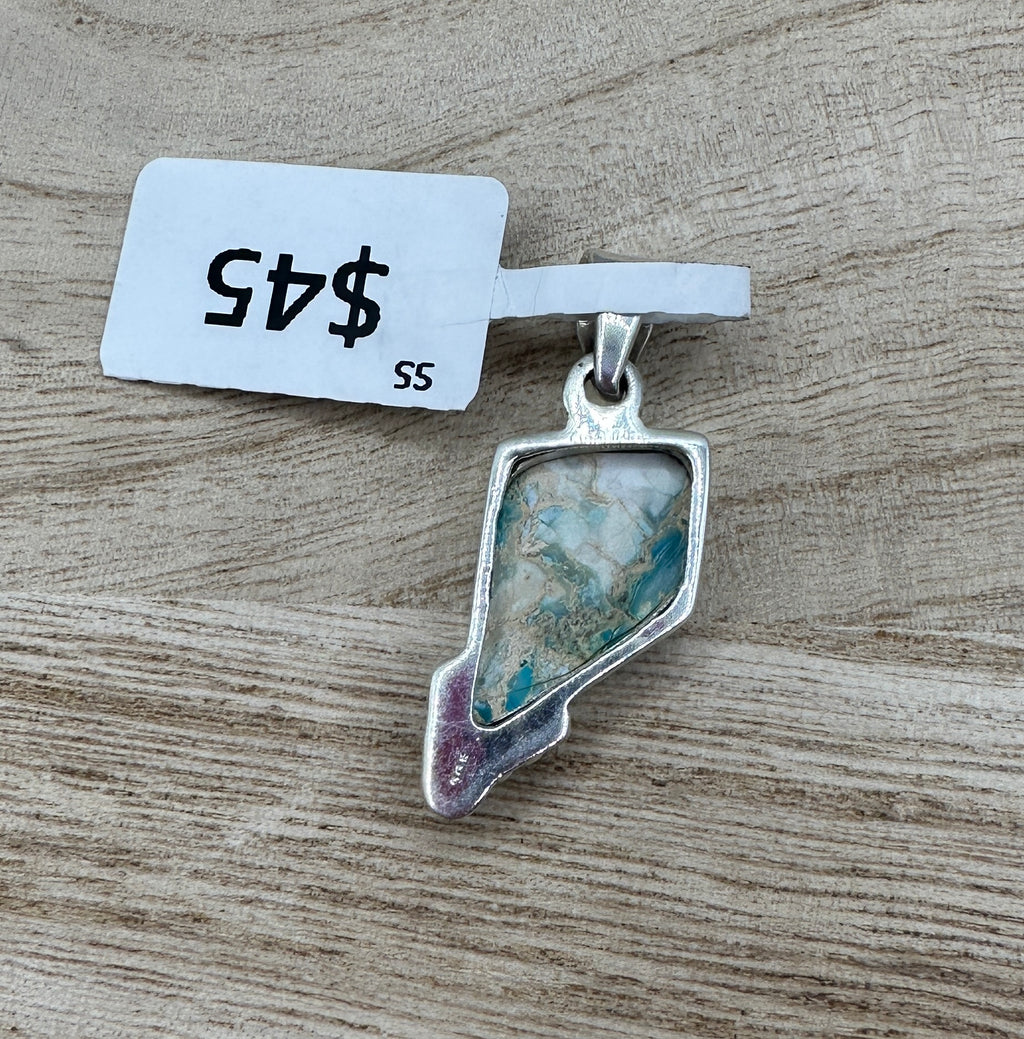 Sea Sediment Jasper Pendant