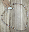 6mm Citrine Necklace 20in