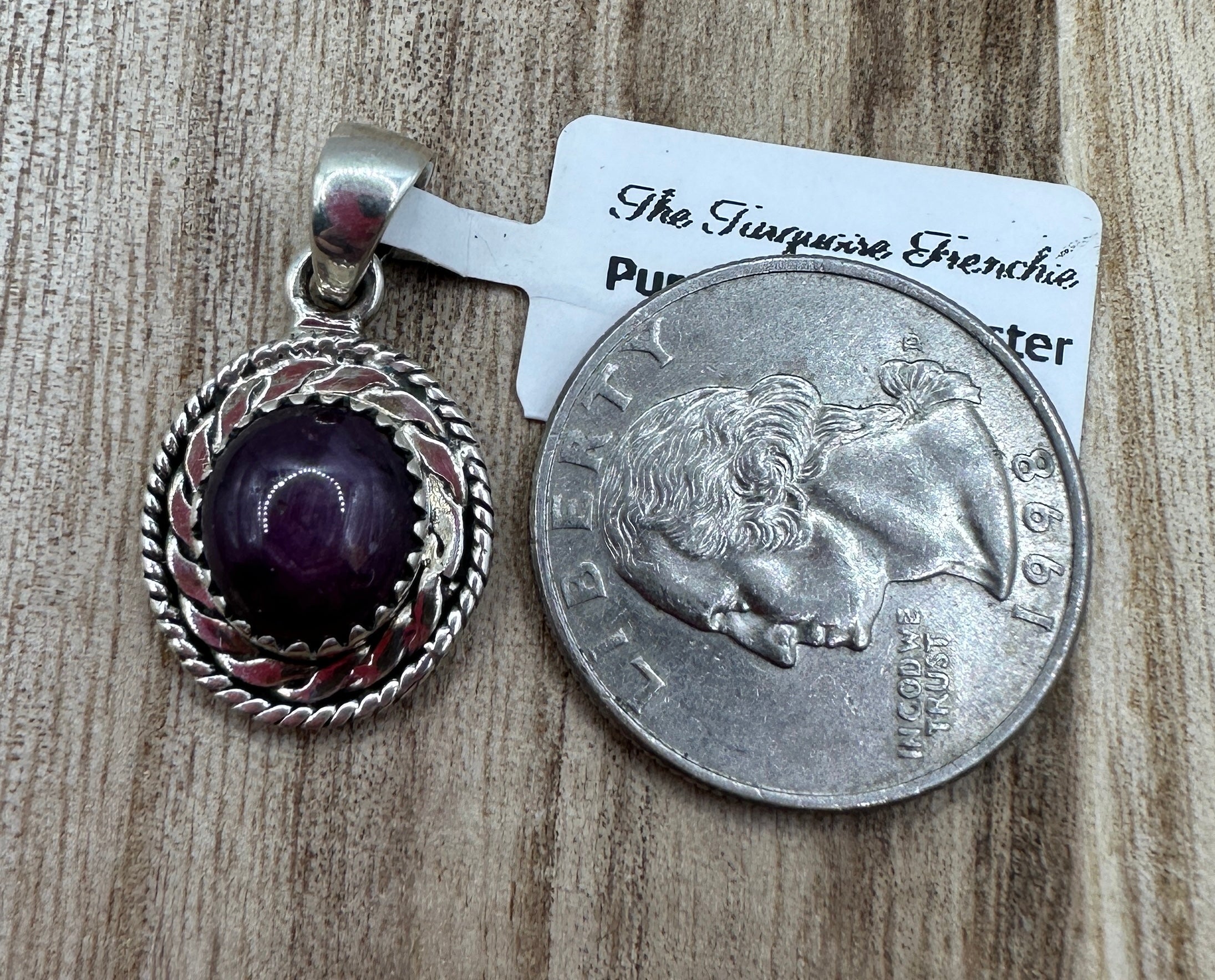 Purple Spiny Oyster Pendant
