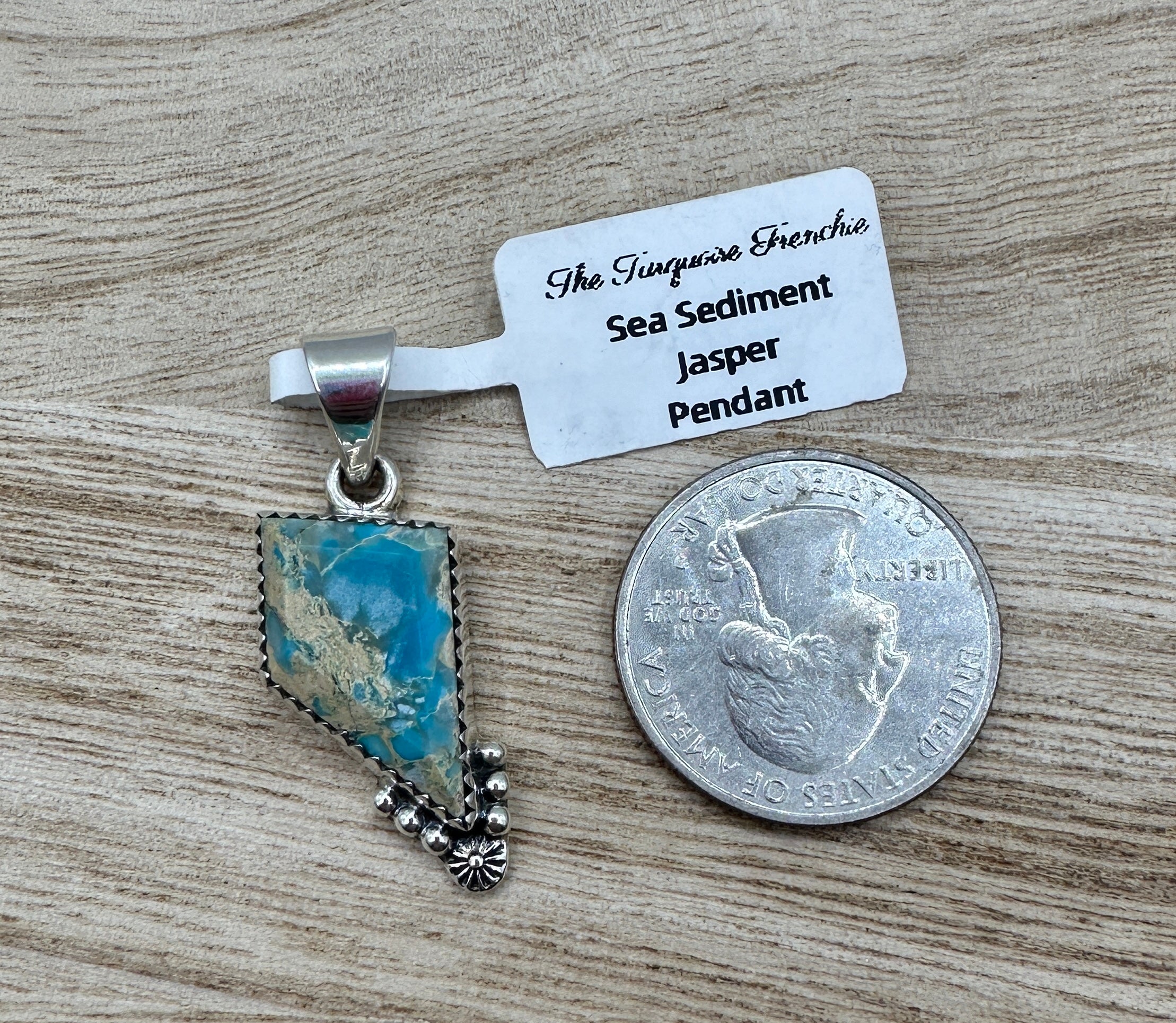 Sea Sediment Jasper Pendant