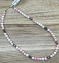 Pink Conch and Desert Pearl Necklace 18-20in