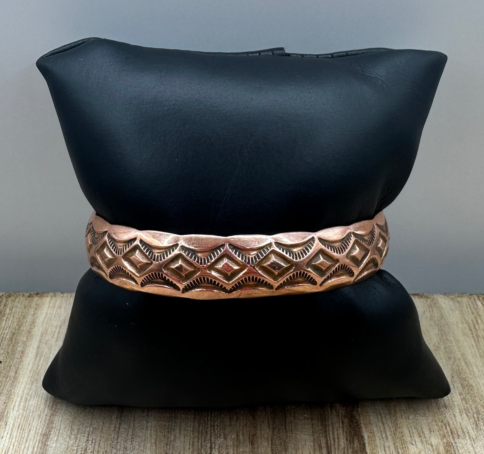 Stamped Copper Cuff