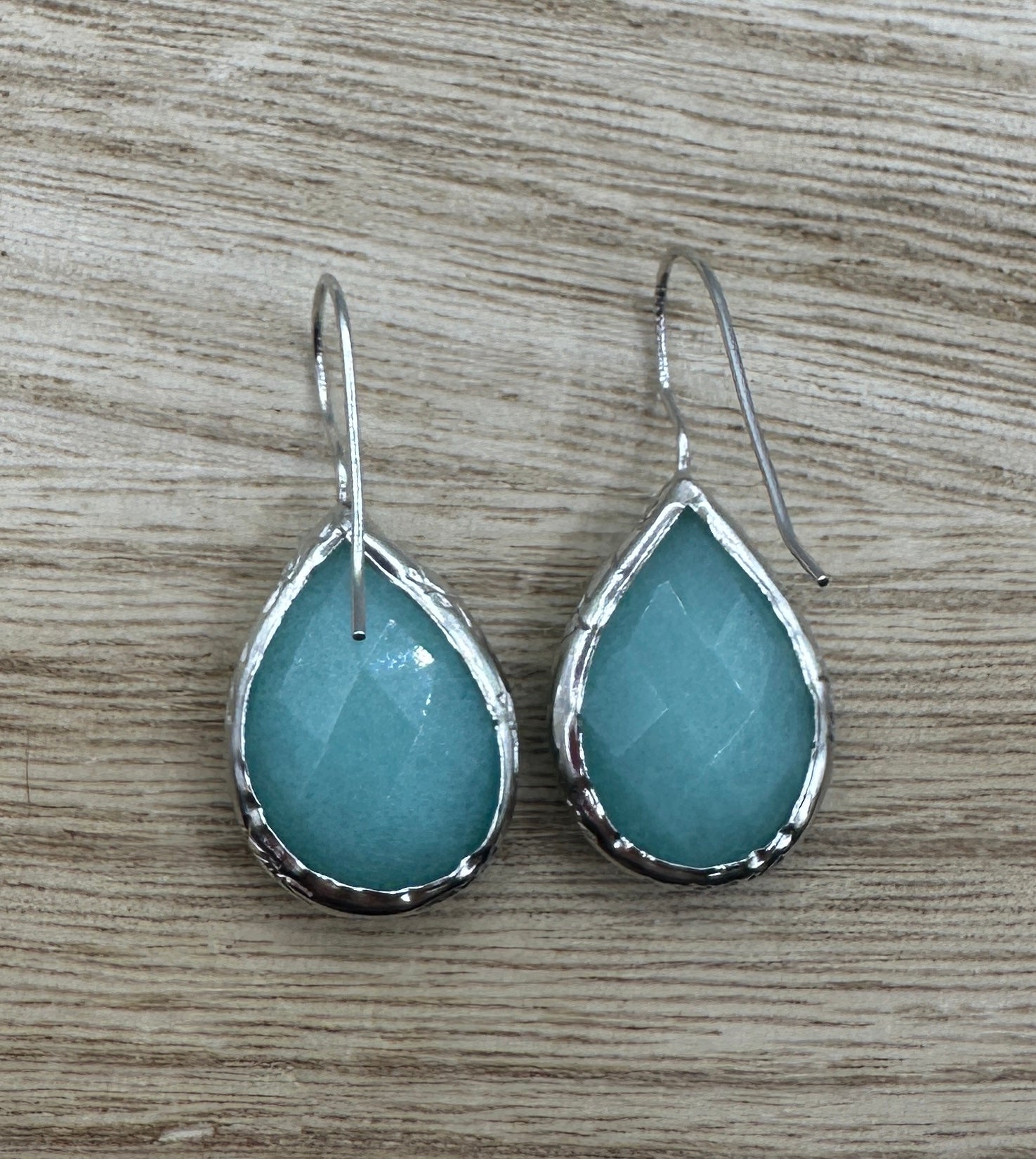 Blue Glass Tear Drops