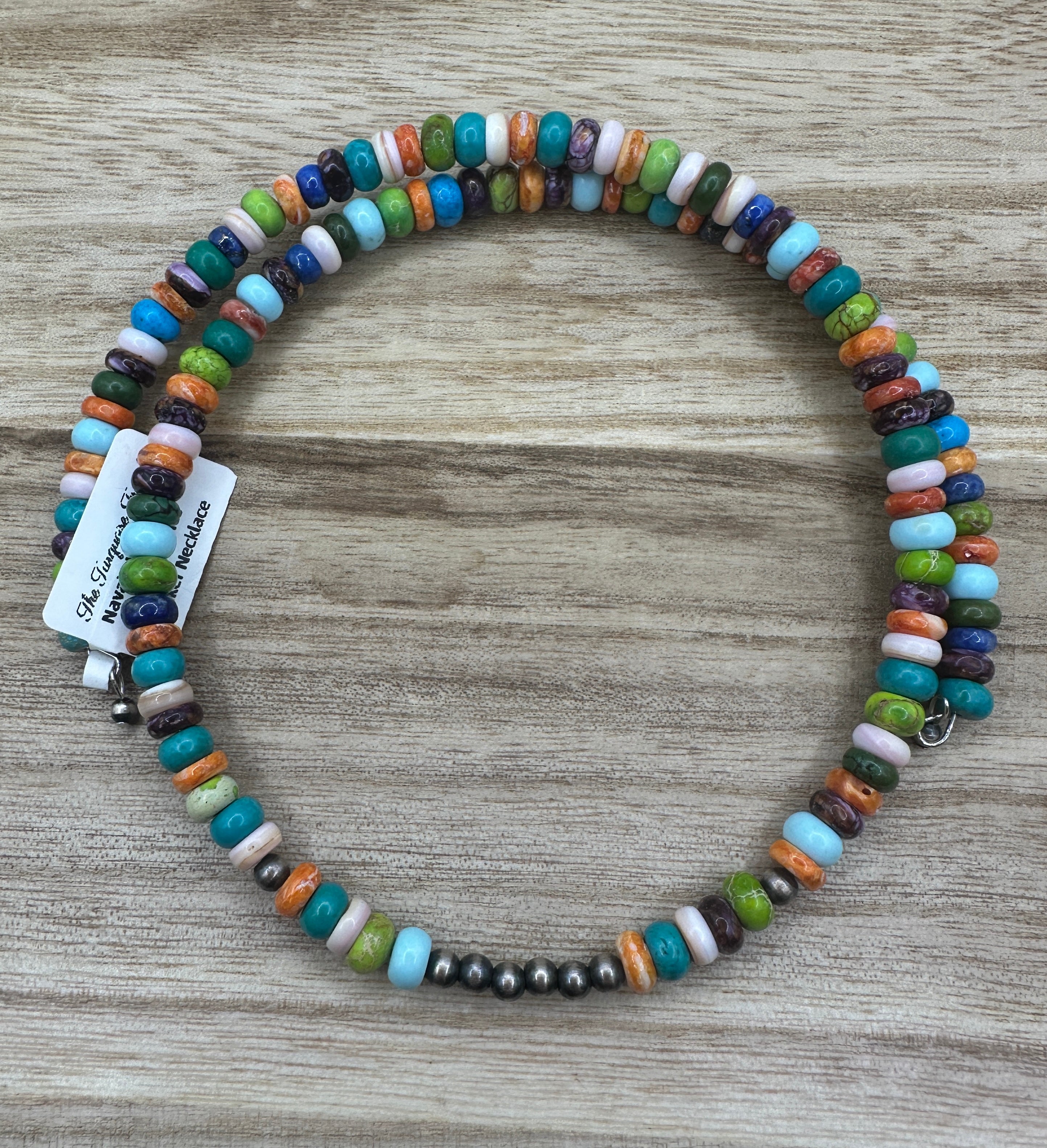 Navajo Handmade Mixed Stone Chocker