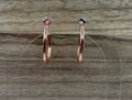 Navajo Handmade Copper Hoops