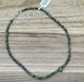 African Turquoise Necklace 16in