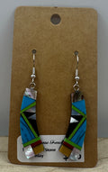 Turquoise inlay Dangles