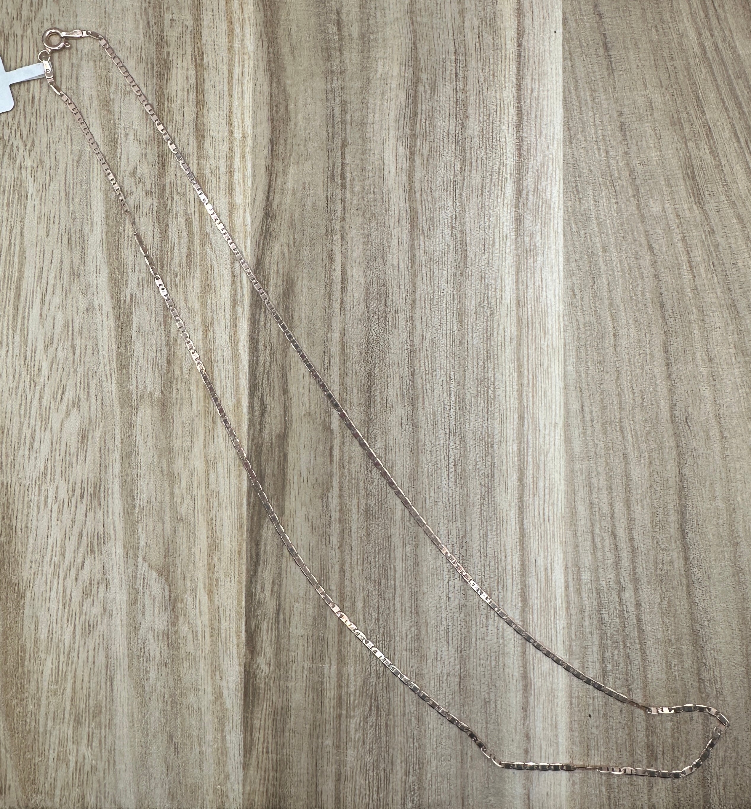Rose Gold Plated Chain 20in