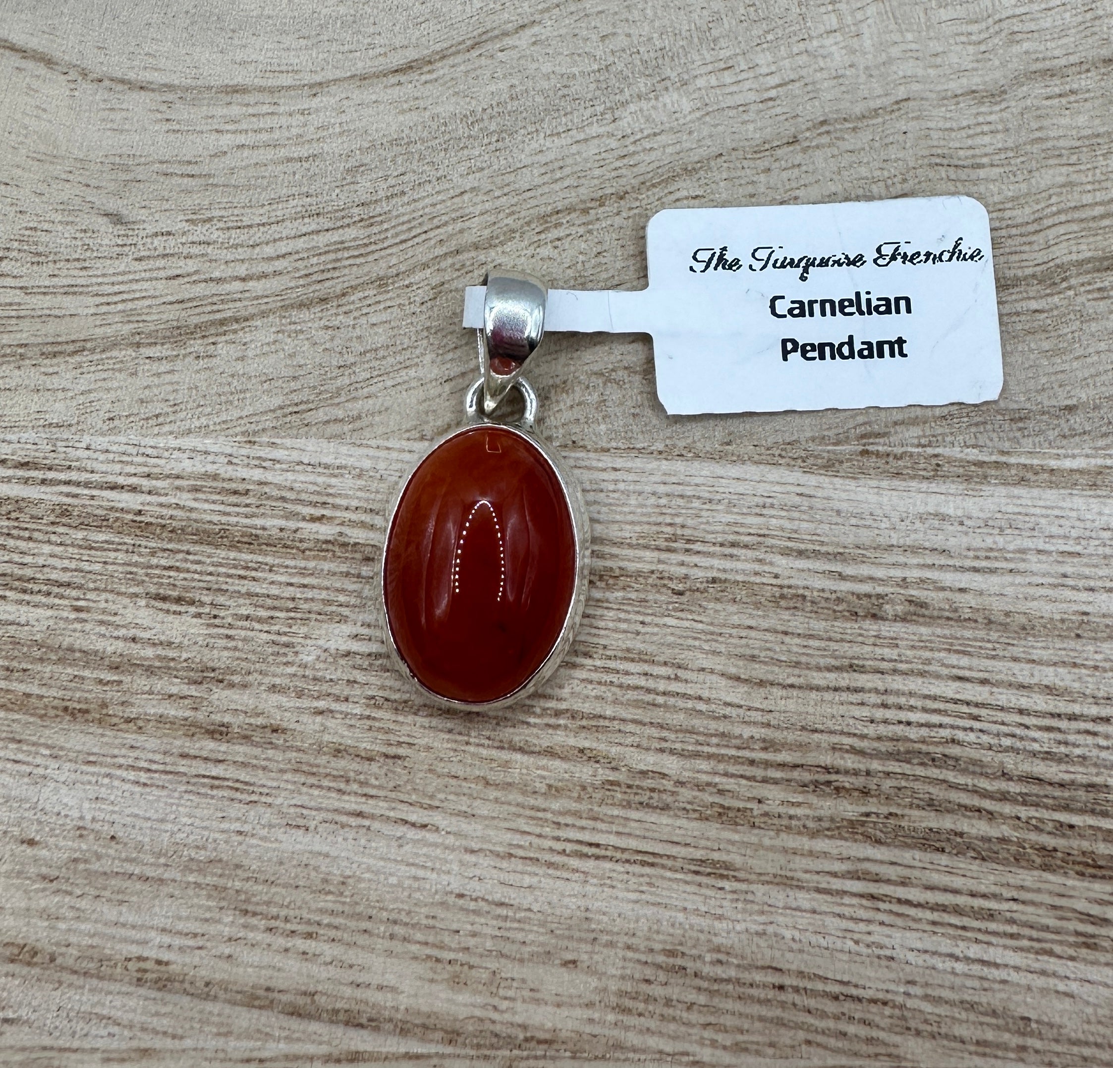 Carnelian Oval Pendant