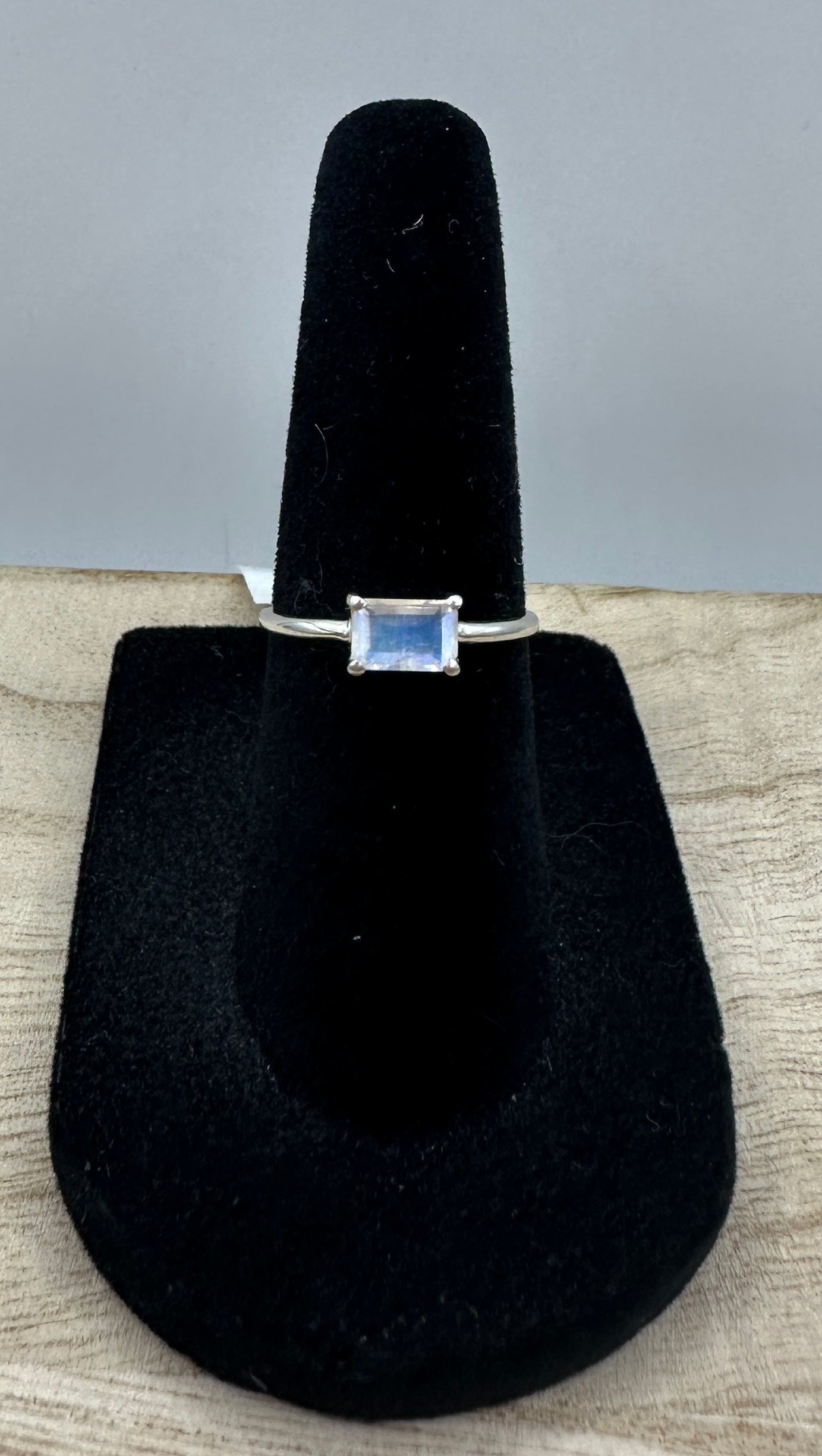Rainbow Moonstone Ring Size 5