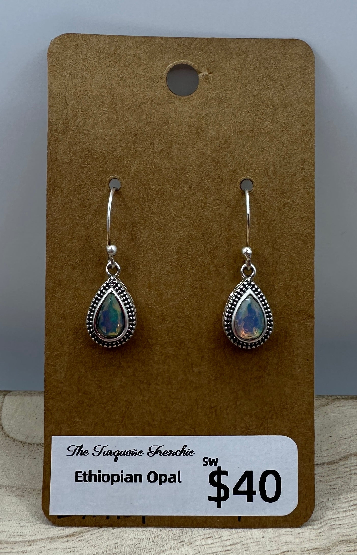 Ethiopian Opal Dangles