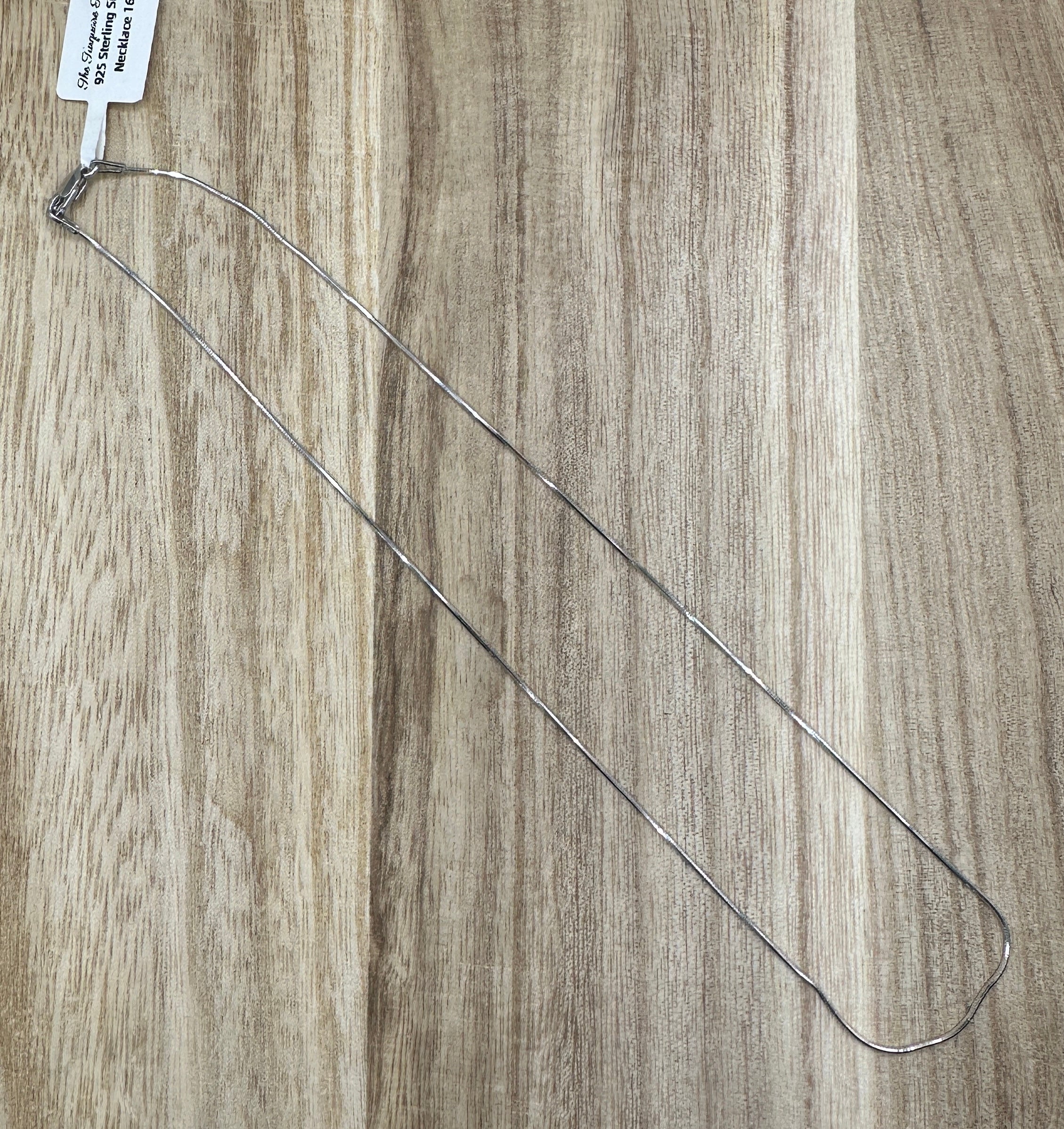 Silver Chain 16in