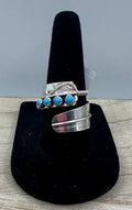 Navajo Handmade Adjustable Feather Ring