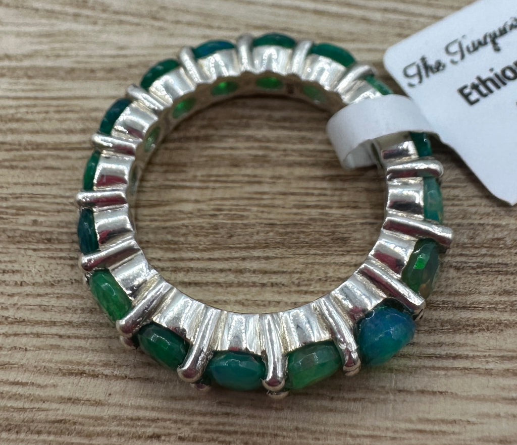 Ethiopian Opal Ring Size 7.25