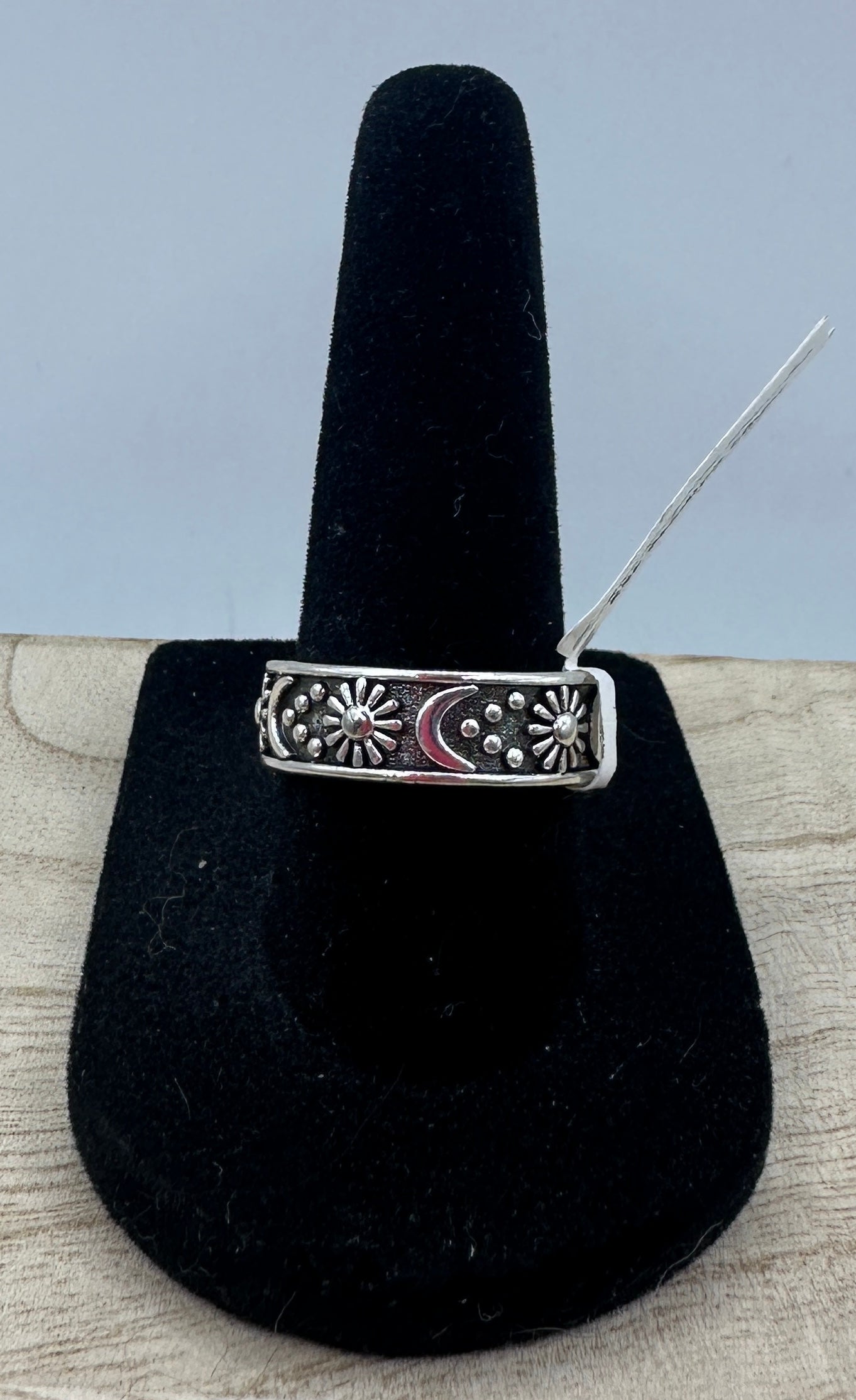 Sun and Moon Adjustable Ring