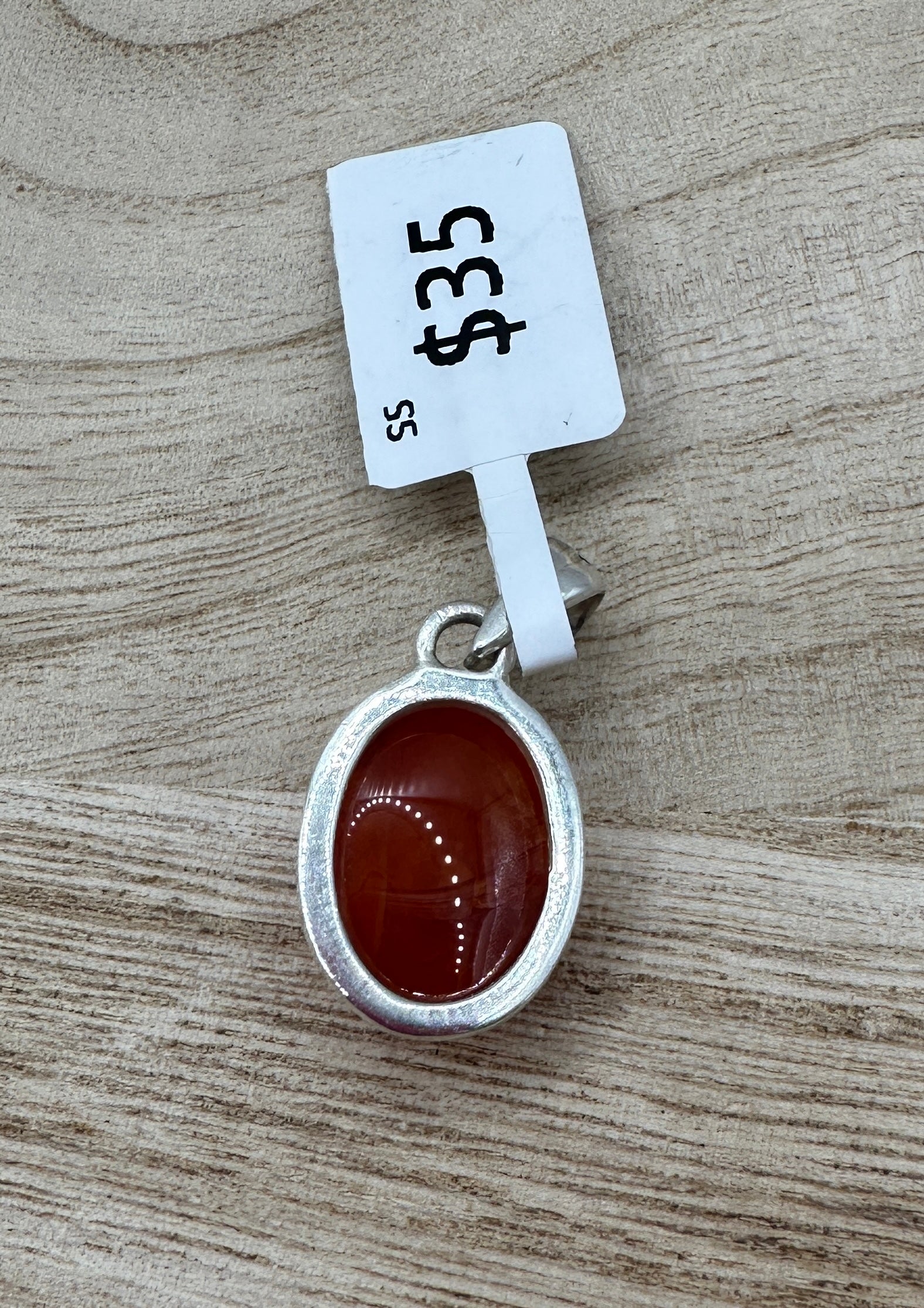 Carnelian Oval Pendant