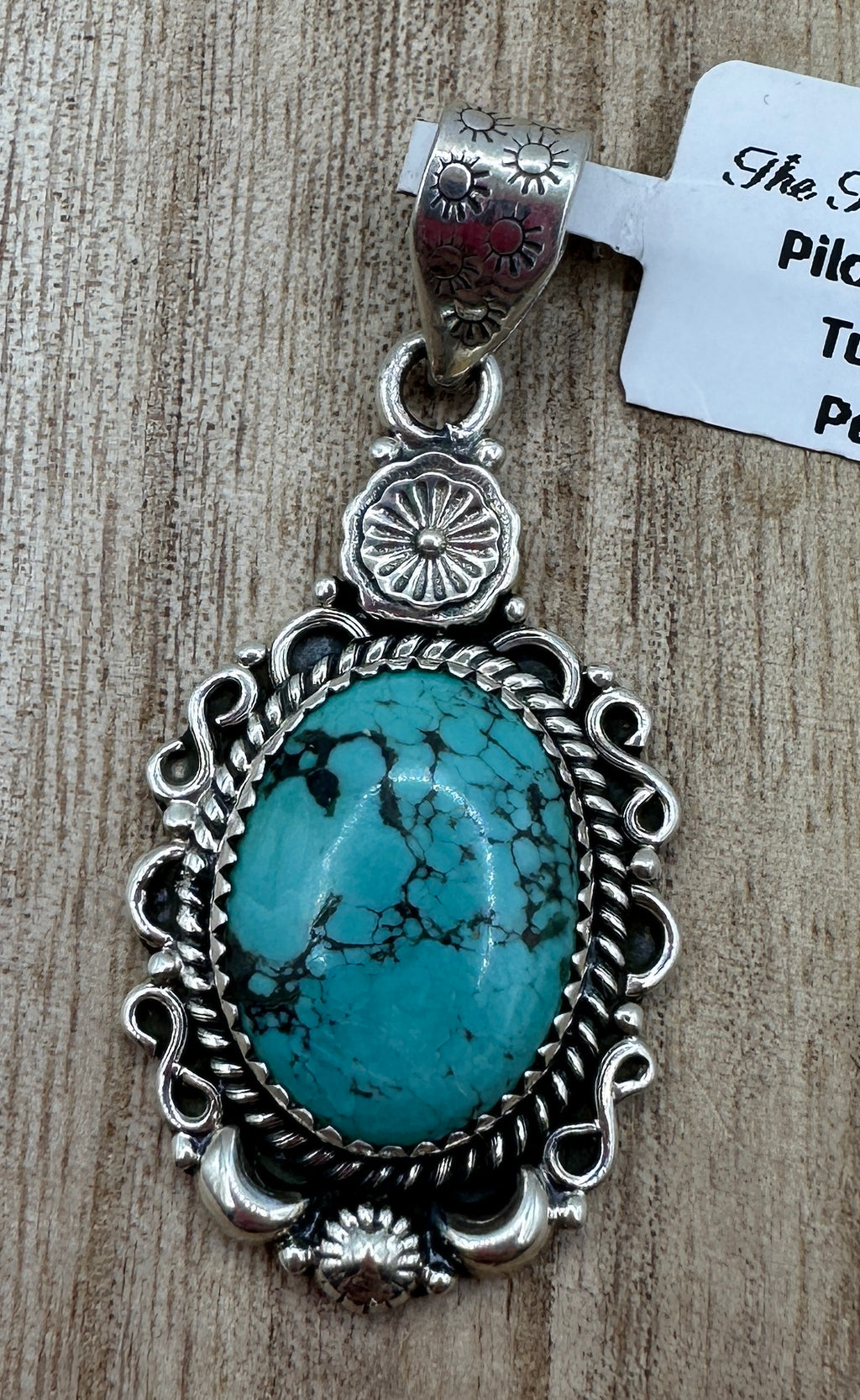 Pilot Mountain Turquoise Pendant