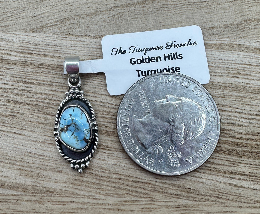 Golden Hills Turquoise Pendamt