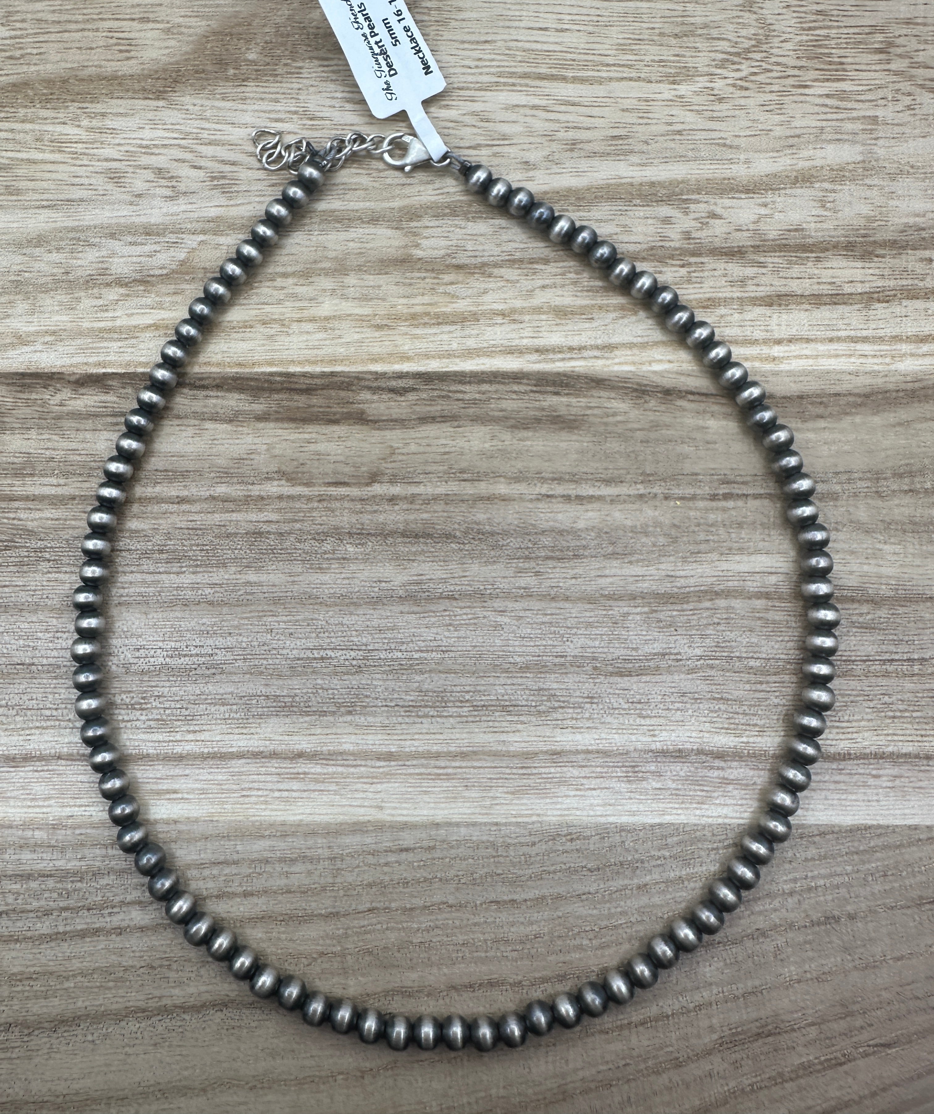 5mm Desert Pearls Necklace 16-18in