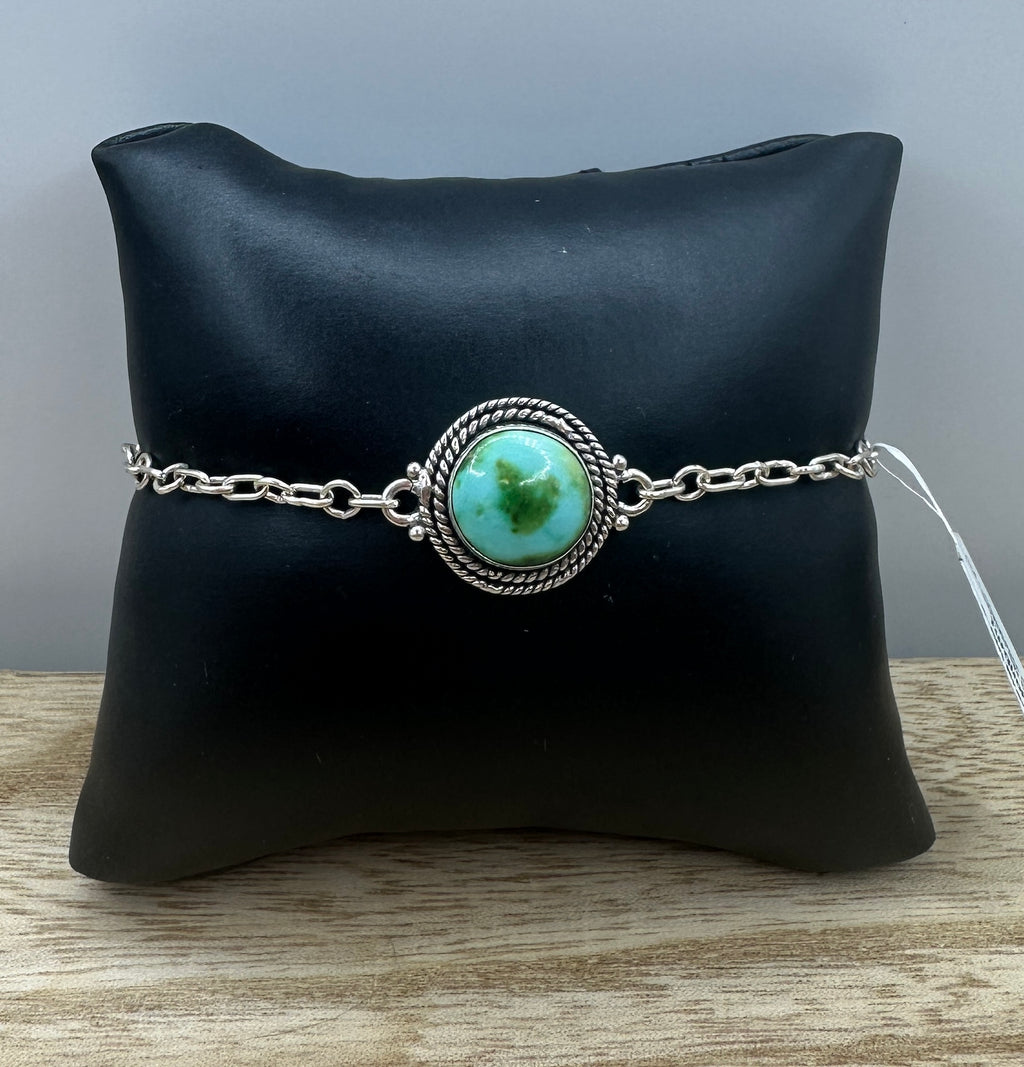 Sonoran Gold Turquoise Bracelet 6-8in