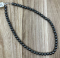 8mm Hematite Necklace 20in