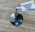 White Buffalo Circle Pendant