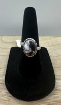 White Buffalo Adjustable Ring