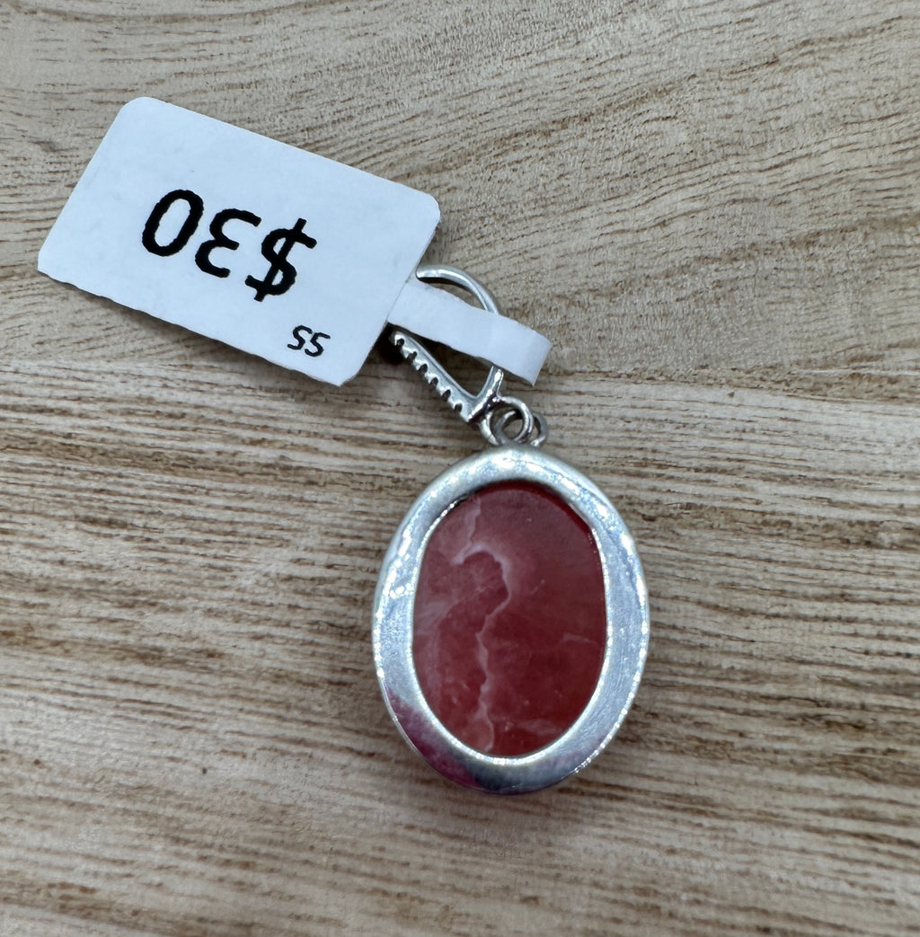 Rhodochrosite Pendant