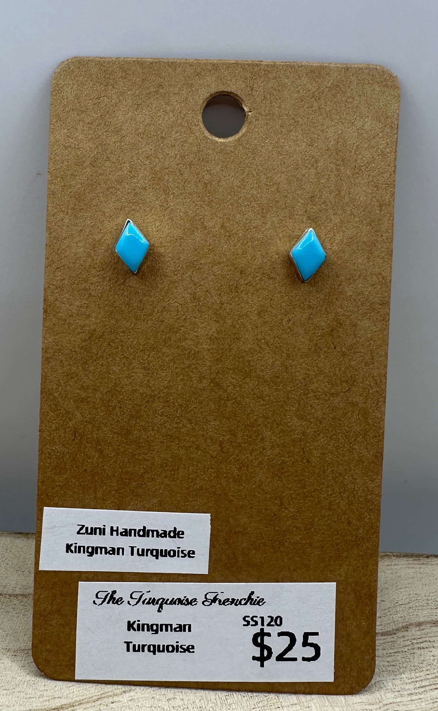 Zuni Handmade Diamond Studs