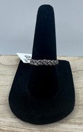 Braided Silver Ring Size 7