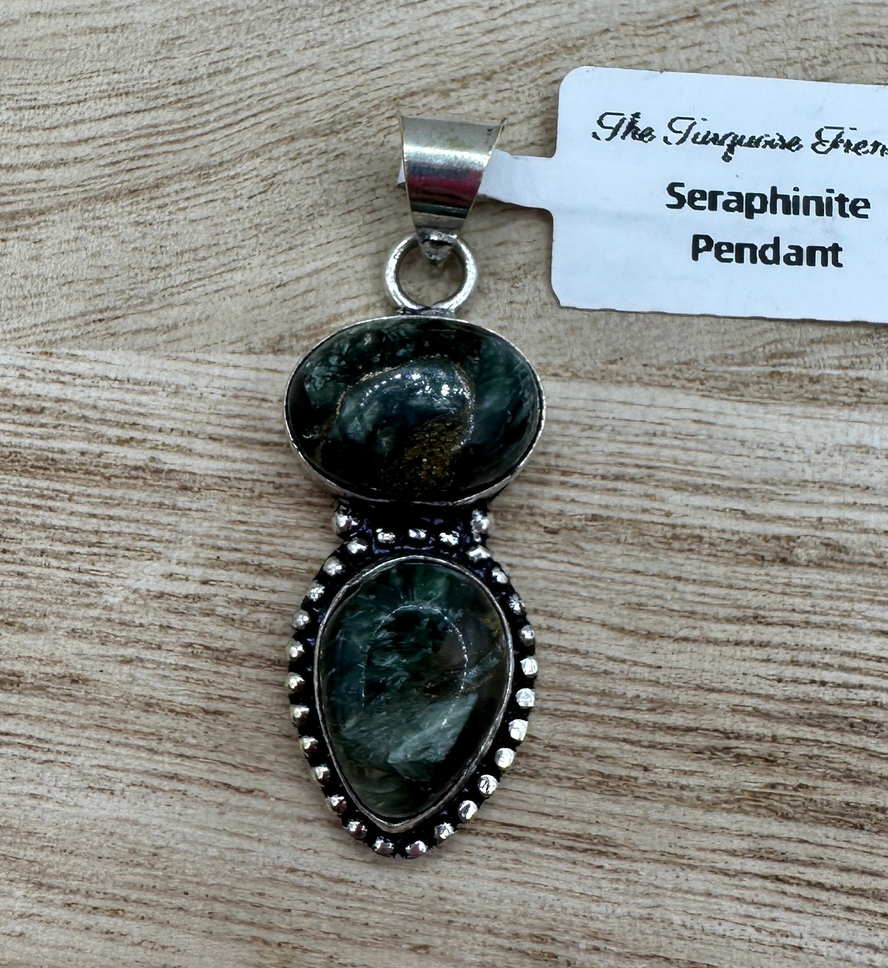 Seraphinite Pendant