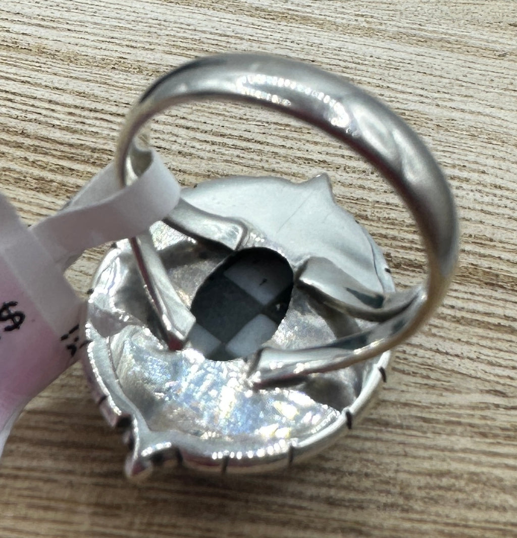 Checkerboard Ring Size 7