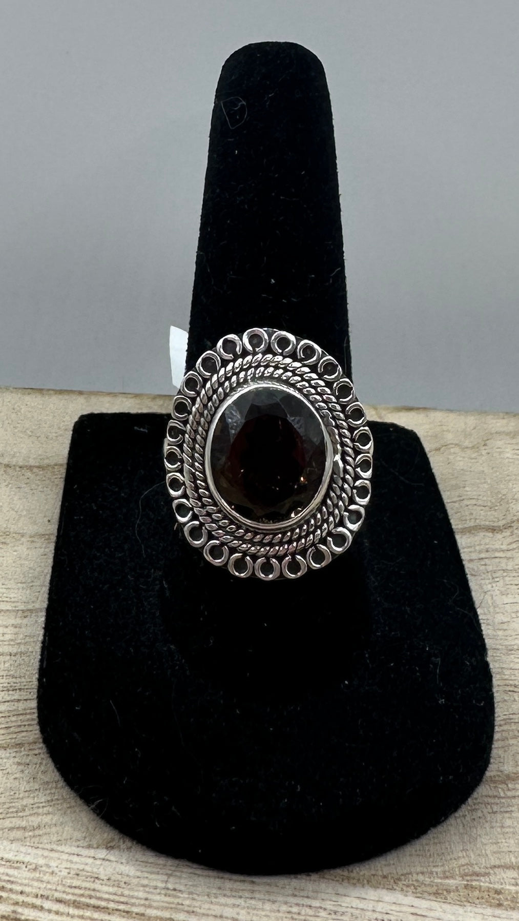 Smokey Quartz Ring Size 7