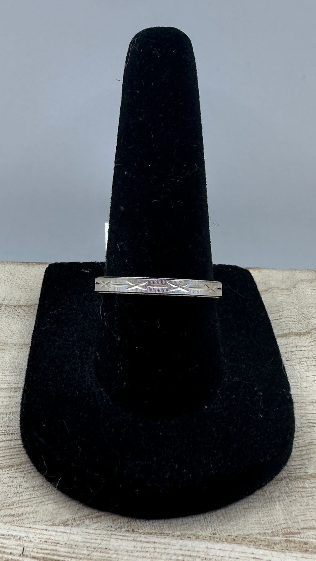 Silver Band Ring Size 8