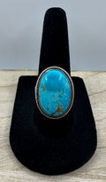 Kingman Turquoise Ring Size 7.25