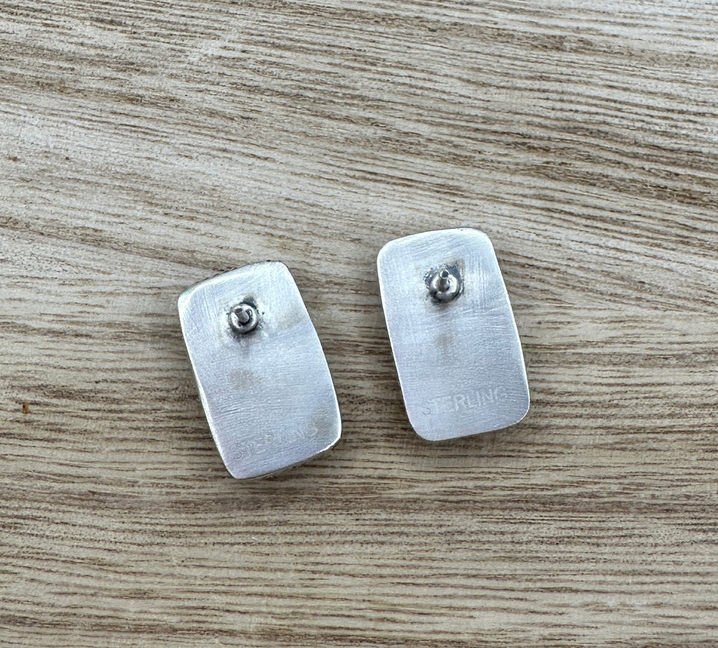 Fire Opal Studs