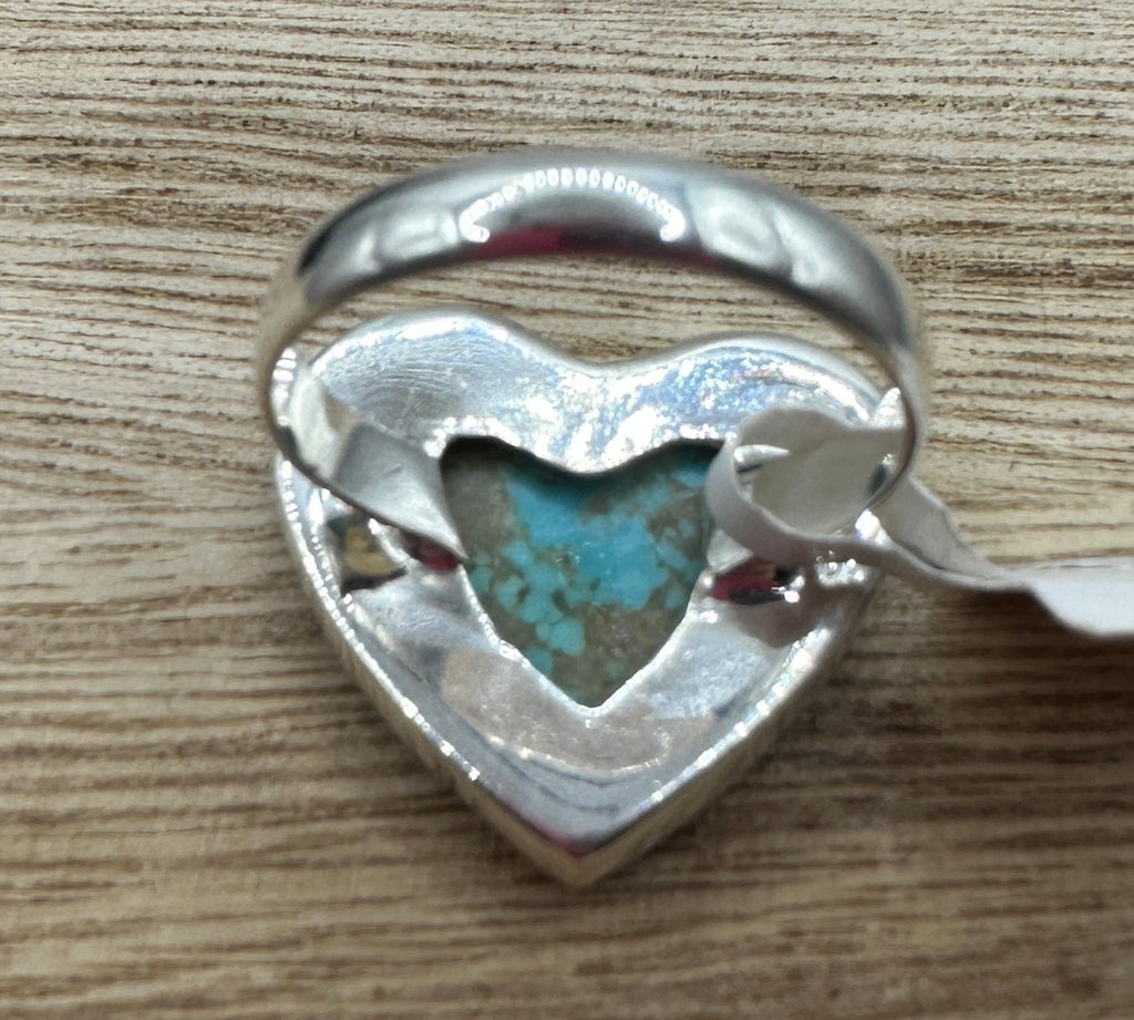 Number 8 Turquoise Ring Size 8